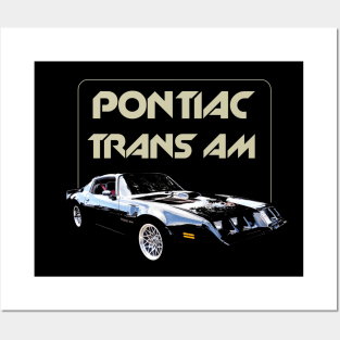 Pontiac Trans Am - Black Posters and Art